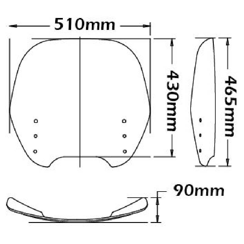 Parabrisas alto tipo original BMW r 1100 rt 1994-01 r 1150 rt 2000-06